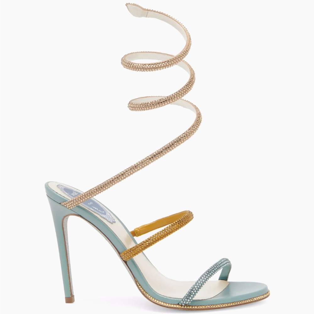 Rene Caovilla
Cleo Colorblocked Wrap Sandals